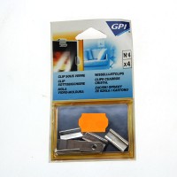 Pinces Aclé pour sous-verre longueur 25 mm - épaisseur 5 mm